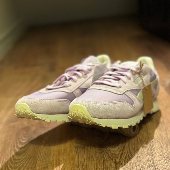 Reebok Classic leather pastel purple sneaker NWT OG 80's - Picture 2 of 9